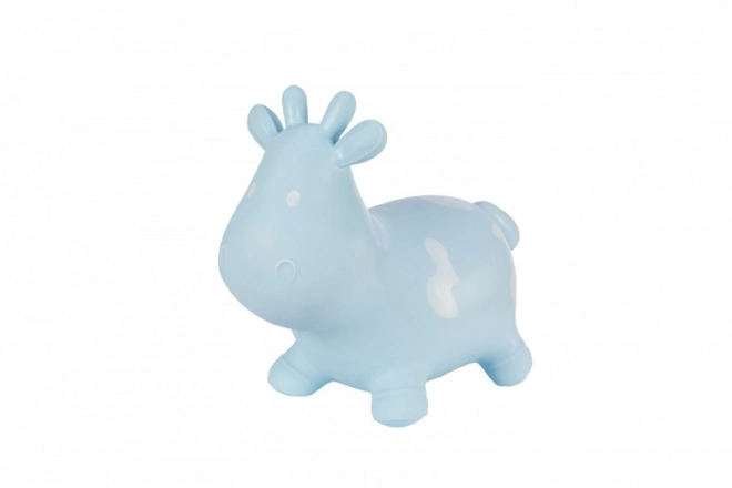 Hoppimals vache qui saute bleue