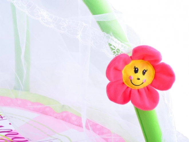 Tapis de jeu pour enfant avec moustiquaire
