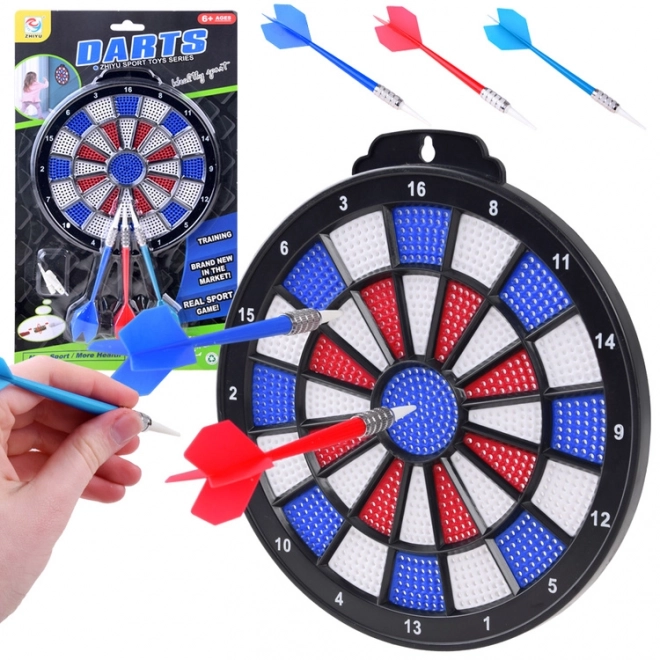 Cible de fléchettes Trezní avec 3 fléchettes