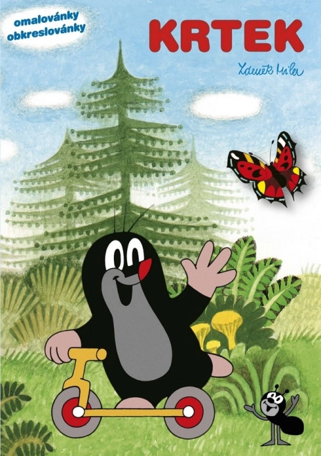 Livre à colorier A5 Taupe tracé