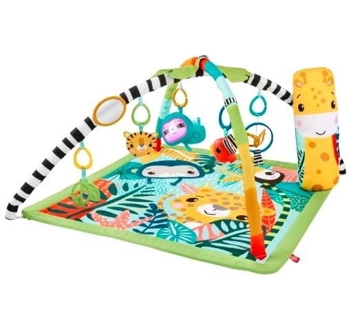 Tapis de jeu éducatif 3 en 1 Forêt tropicale