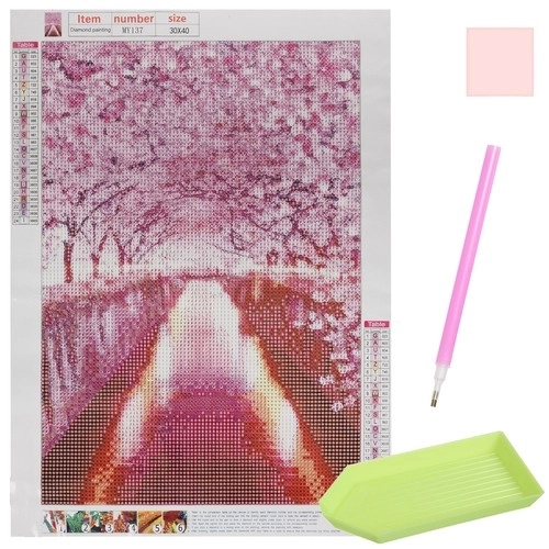Kit de Peinture au Diamant - Arbres en Fleurs