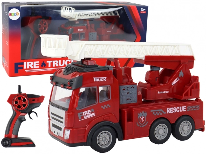 Camion de pompiers de secours avec télécommande