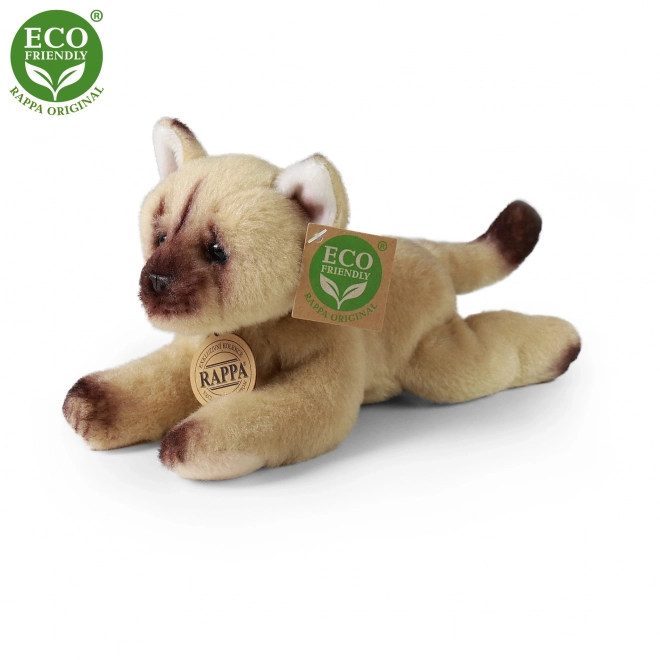Chat en peluche 18 cm écologique