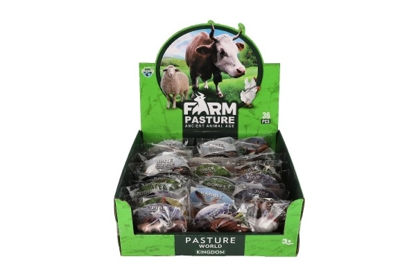 Figurine en plastique d'animaux domestiques assortiment de types