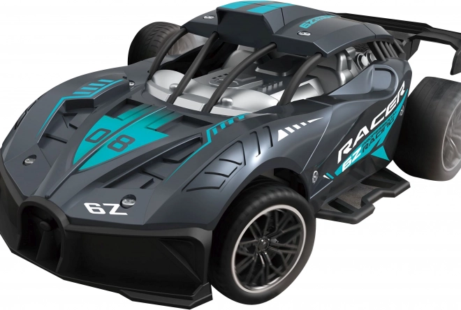 Voiture RC télécommandée, noire, 23 cm