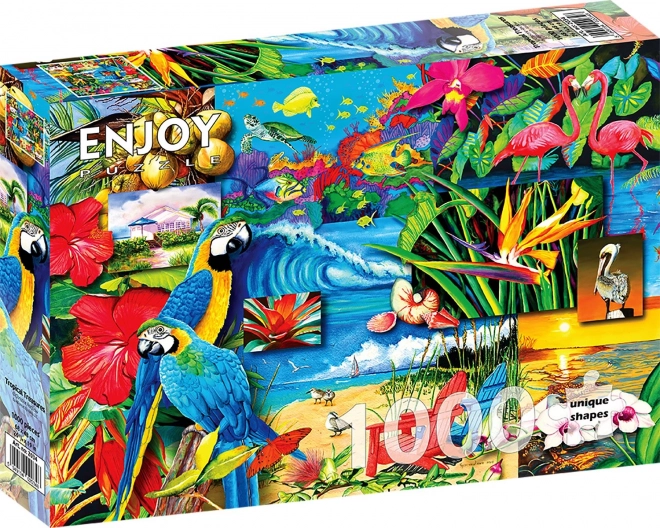 Profitez du Puzzle Trésors Tropicaux 1000 pièces