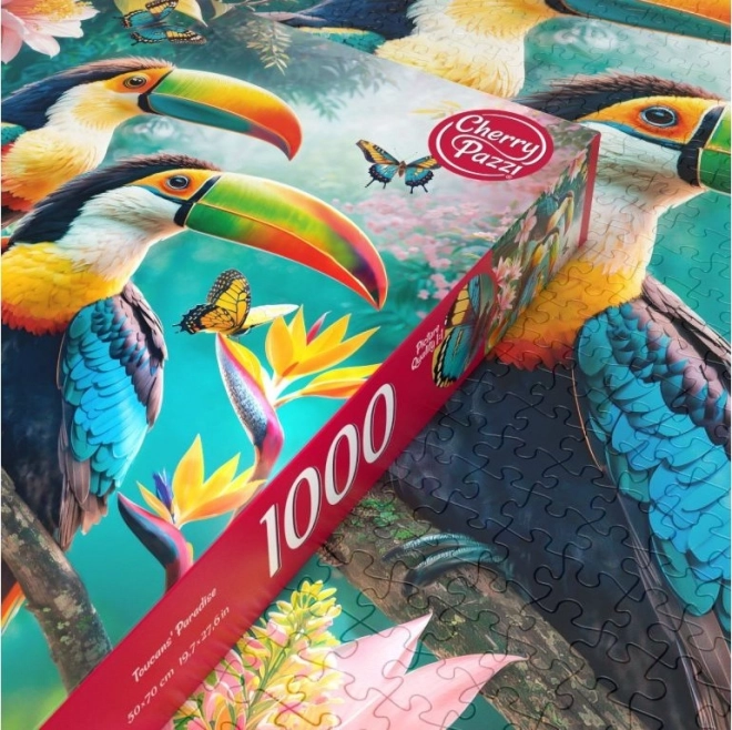 Puzzle Toucan au Paradis 1000 Pièces