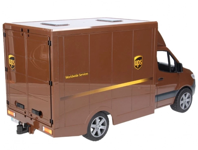 Véhicule de livraison UPS Bruder MB Sprinter avec figurine et accessoires