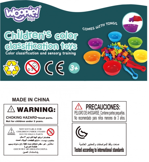 Ensemble éducatif Montessori Calcul Animaux Colorés 83 pcs