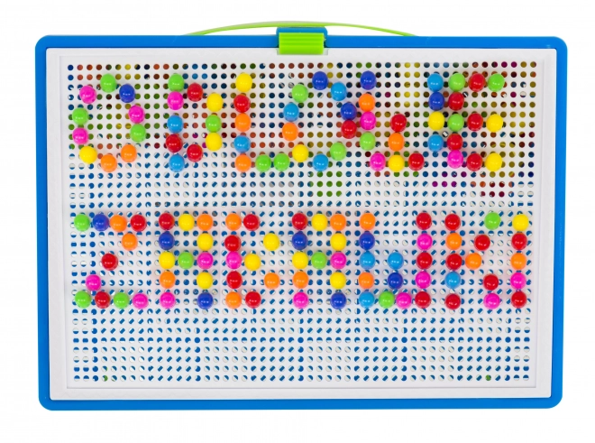 Mosaïque colorée avec 296 champignons