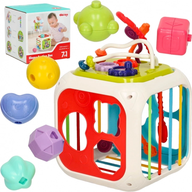 Cube éducatif 7 en 1 pour enfants avec xylophone Bibi-inn
