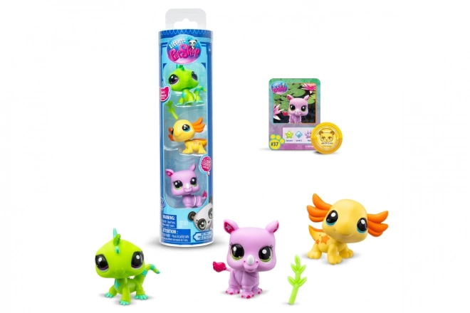 Figurines Littlest Pet Shop 3 pièces