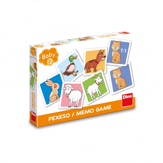 Dino Baby pexeso animaux domestiques