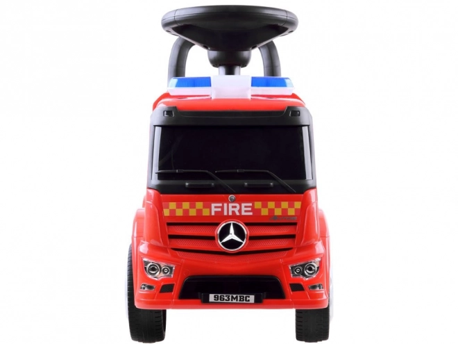 Trottinette sonore Mercedes Antos POMPIERS rouge