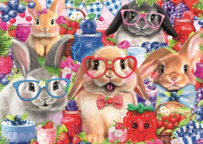 RAVENSBURGER puzzle Lapins et fruits des bois 35 pièces