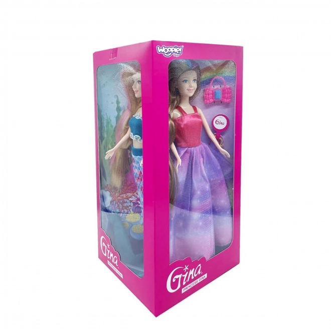 WOOPIE Ensemble de 4 Princesses Magiques - Coffret de Poupées 4 en 1 avec Accessoires