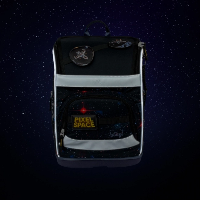 Ensemble scolaire BAAGL : Zippy Plus Pixel Space - cartable, trousse, sac