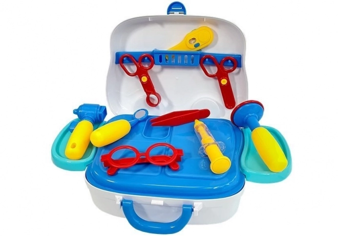 Ensemble médical dans une valise roulante