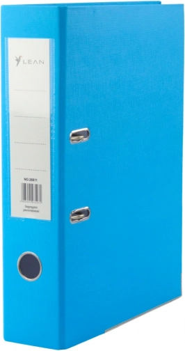 Classeur pour documents A4 80 mm bleu avec mécanisme à levier