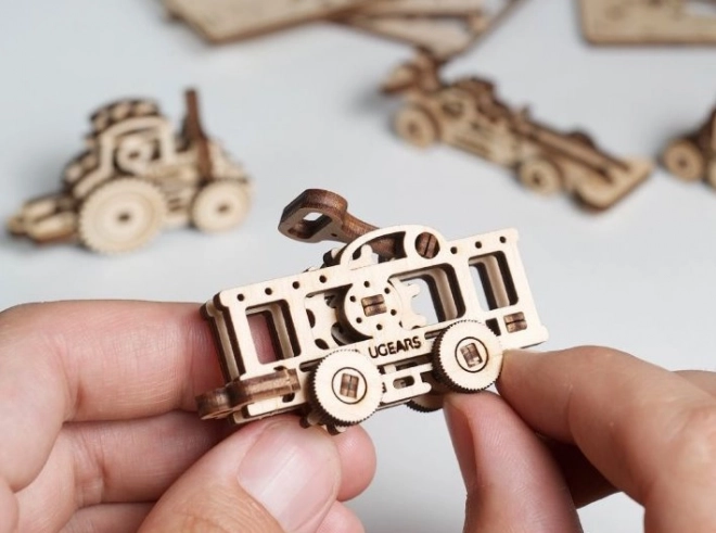 Ugears puzzle mécanique en bois 3D Véhicules