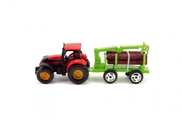 Tracteur avec remorque 16 cm