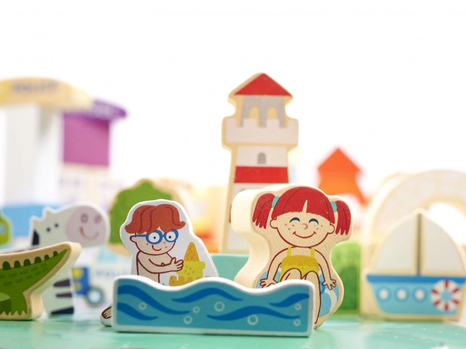 Puzzle éducatif en bois 120 pièces