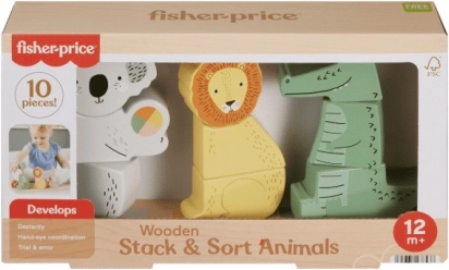 Fisher-Price animaux en bois – puzzle et trieur