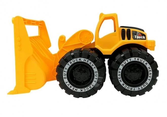 Grand jouet de construction avec remorque et bulldozer 49 cm