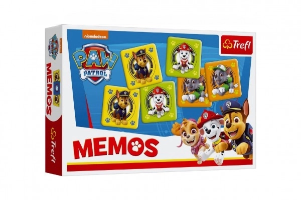 Jeu de société Pexeso en papier Paw Patrol/Patrouille de pattes 30 pièces dans une boîte 21x14x4cm