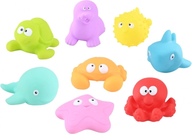 Animaux pour le bain – lot de 4 pièces, 8 cm, 2 variantes