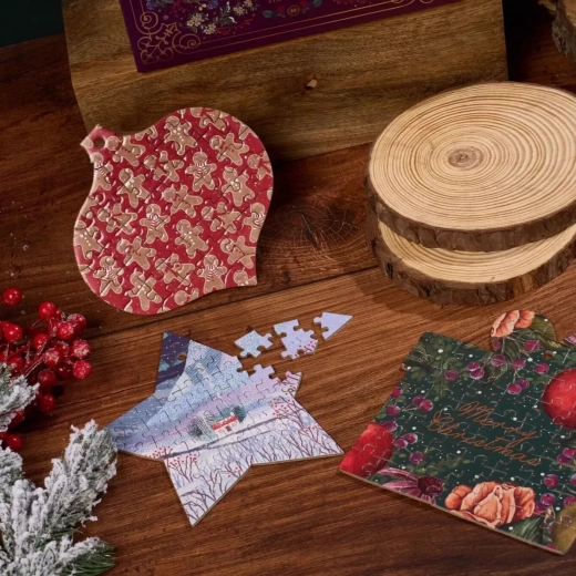 Surprise quotidienne : mini puzzles aux motifs de Noël