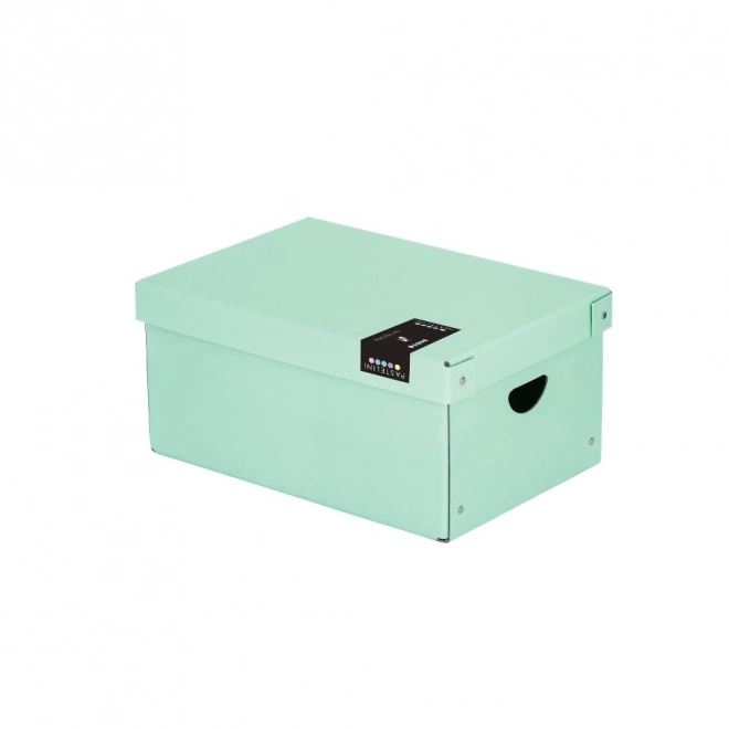 Grande boîte lamino PASTELINI verte