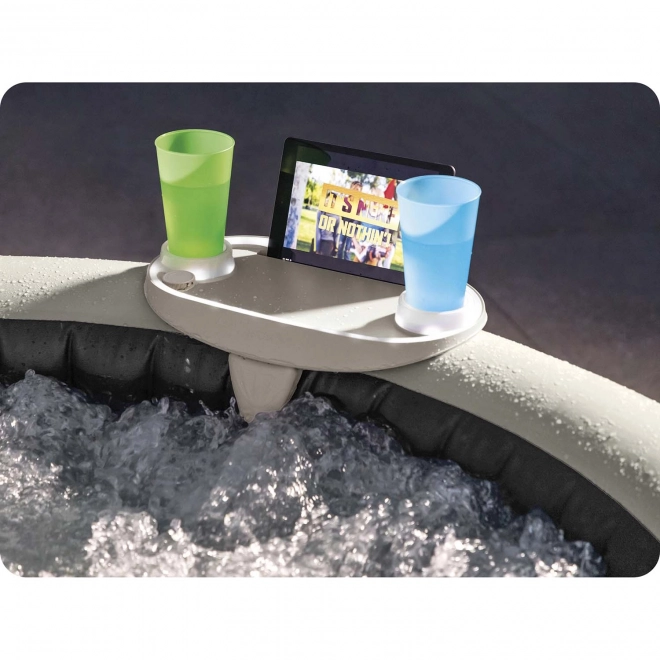 Porte-gobelet avec éclairage LED et espace pour tablette, téléphone SPA INTEX 28520