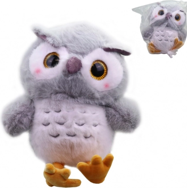 Chouette en peluche 20 cm