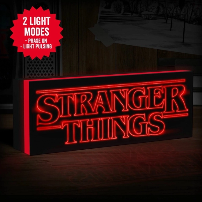 Lampe LED avec logo Stranger Things