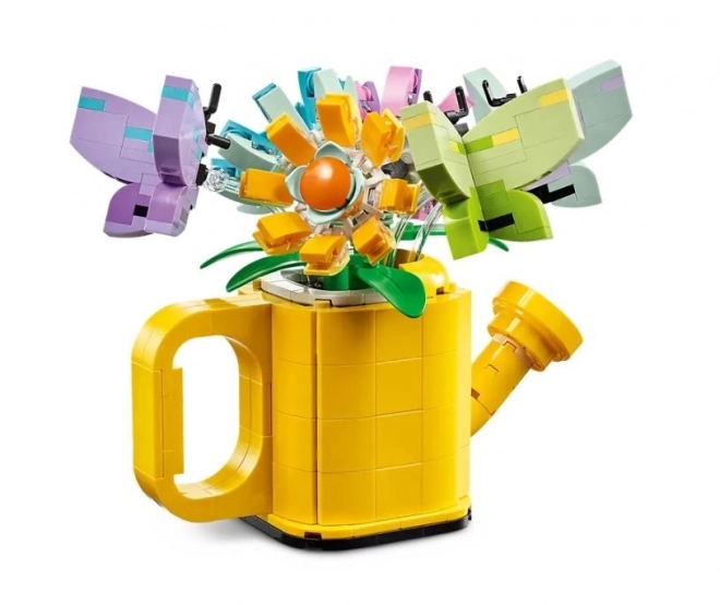 Lego créateur fleurs en arrosoir