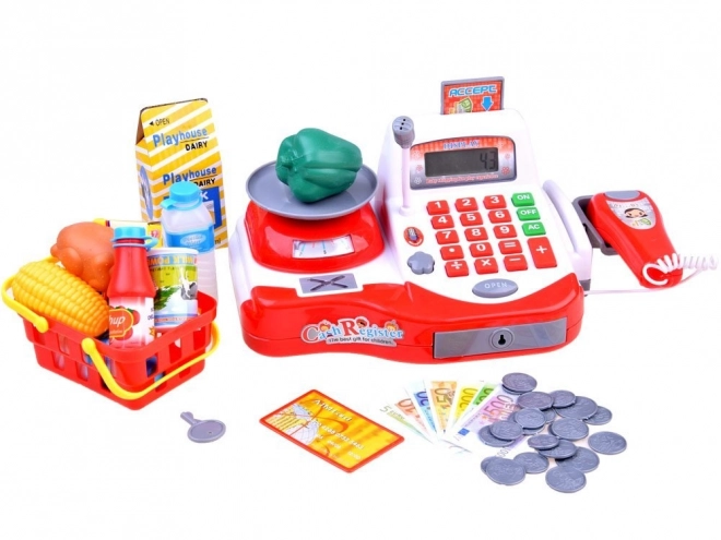 Balance de caisse avec panier d'achat ZA2380