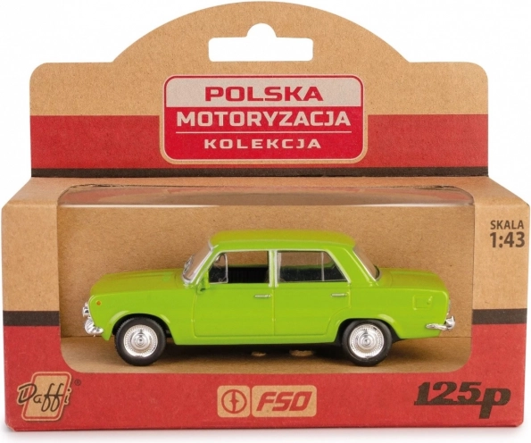 Modèle de voiture PRL Fiat 125p vert
