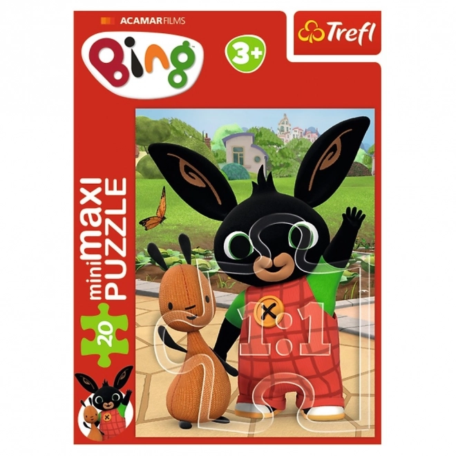 Minipuzzle miniMaxi 20 pièces Les amis de Bing/Lapin Bing