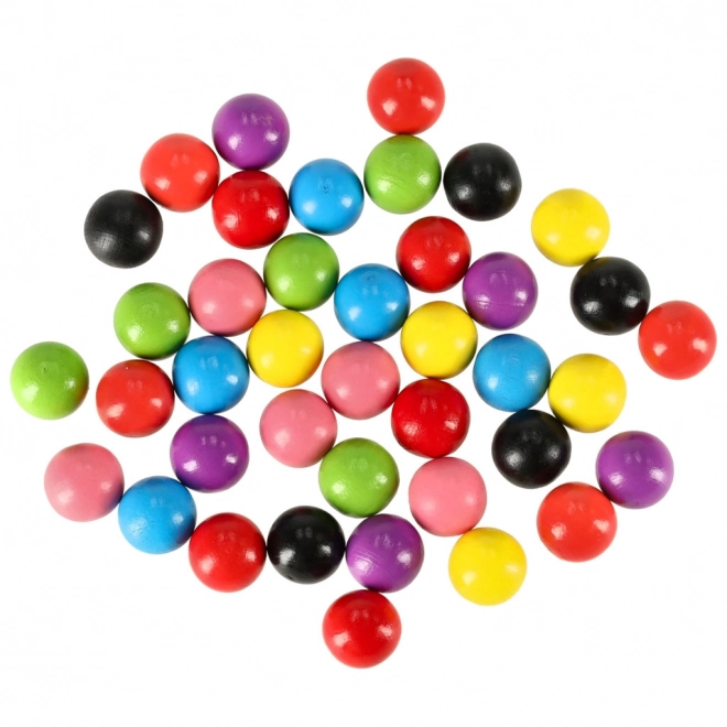 Puzzle éducatif - billes Montessori colorées