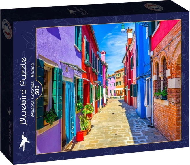 Puzzle Maisons Colorées Sur l'île de Burano 500 Pièces