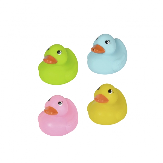 Canards pour l'eau dans un filet
