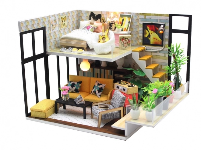 Kit de miniatures de maison : Chambre de vacances de Cynthia