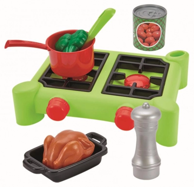 Set de cuisson avec ustensiles et accessoires