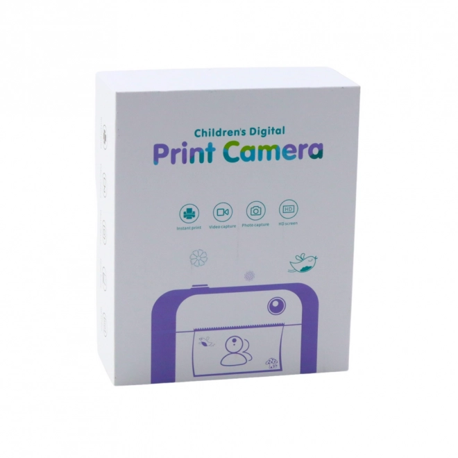 Appareil photo instantané avec imprimante thermique Chat Rose