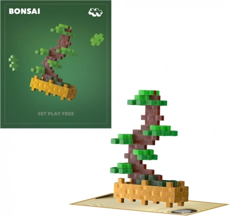 Plus-Plus fleurs bonsaï vert kit de construction