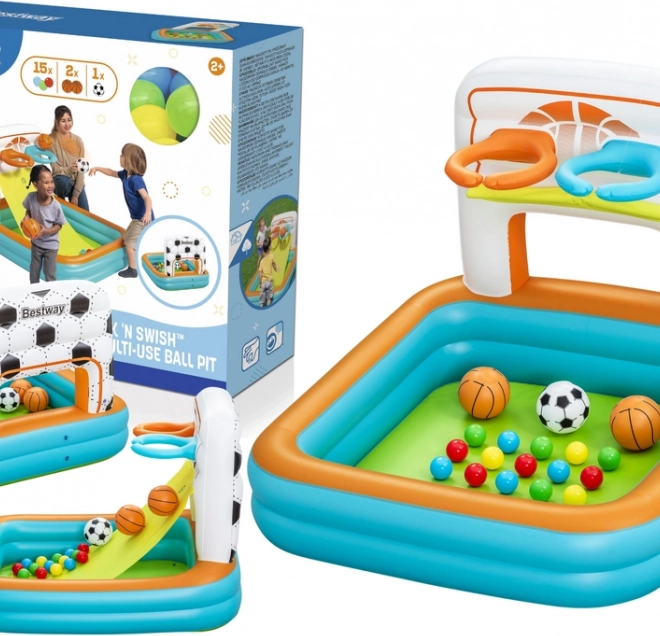 Centre de Jeux Gonflable Bestway avec Balles