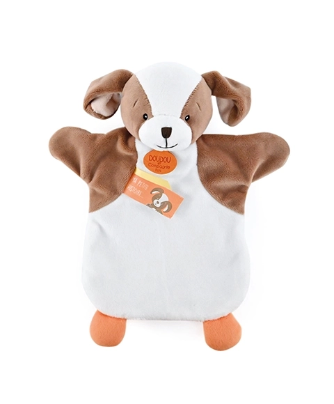 Marionnette en peluche chien 25 cm