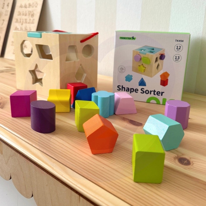 Cube en bois avec formes TOOKY TOY